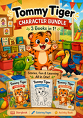 Tommy Tiger Character Bundle | Digital Download
