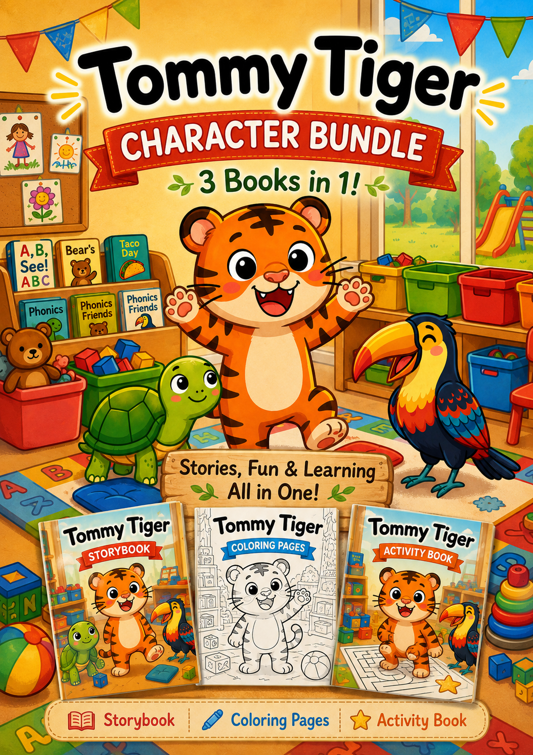 Tommy Tiger Character Bundle | Digital Download