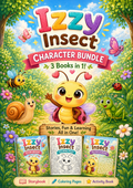 Izzy Insect Character Bundle | Digital Download