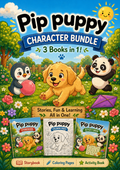 Pip Puppy Character Bundle | Digital Download