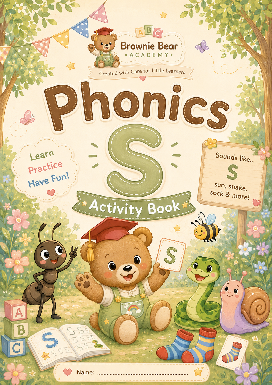 Phonics ‘S’ Activity Book | Digital Download