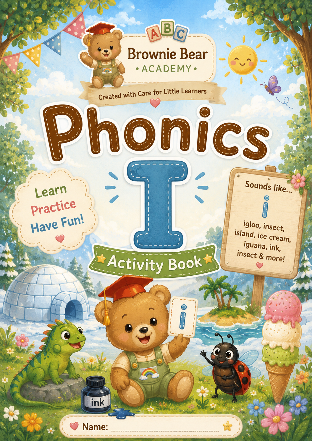Phonics ‘I’ Activity Book | Digital Download