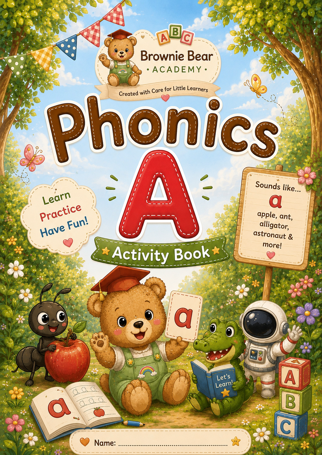 Phonics ‘A’ Activity Book | Digital Download