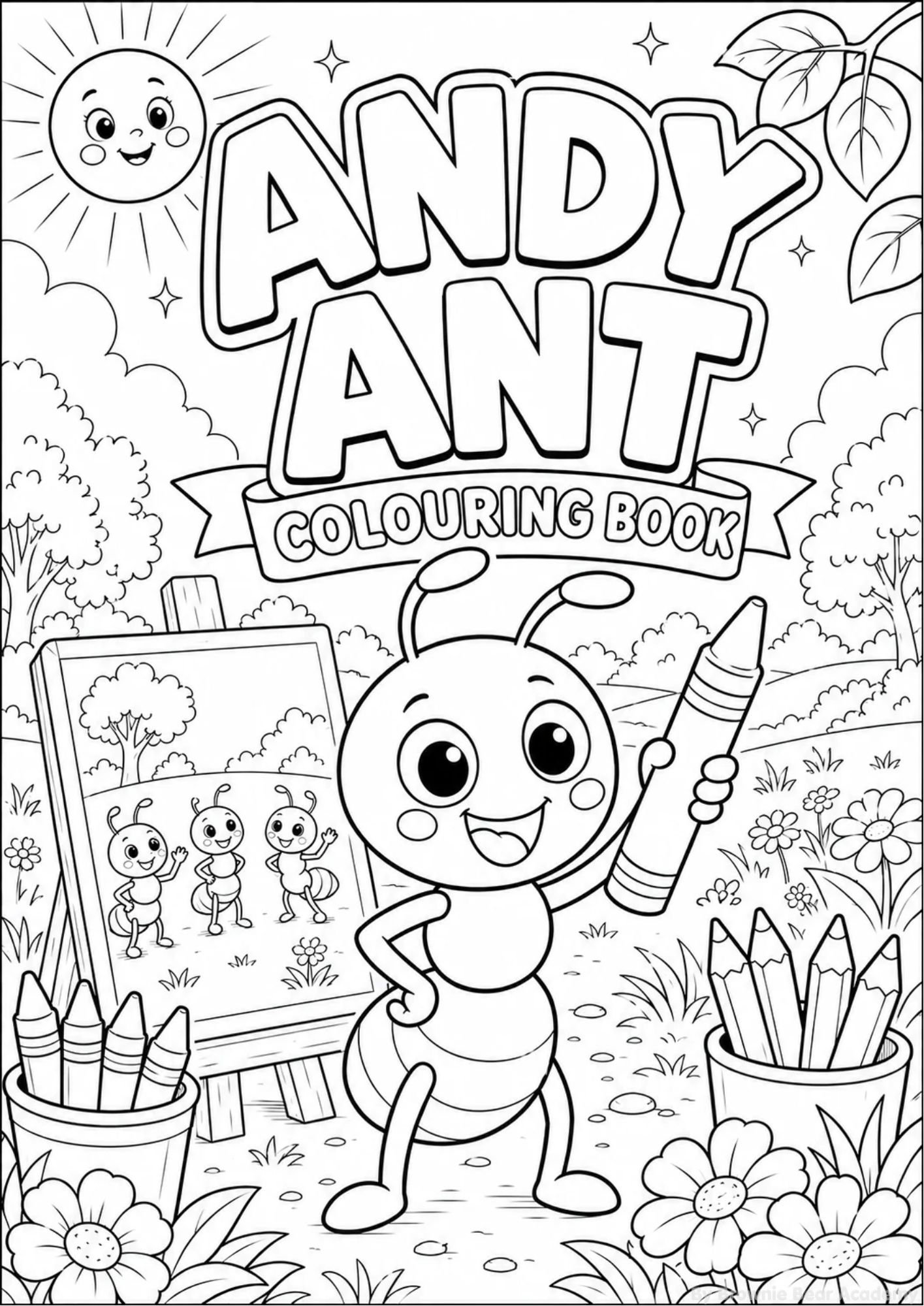 Andy Ant Colouring Book | Digital Download