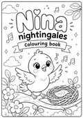 Nina Nightingale Colouring Book | Digital Download